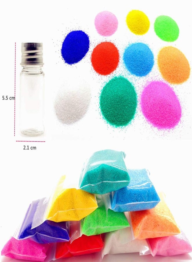 Guaishou DIY Sand Art and Crafts Kit Wishing Bottles Colorful Sands Beach Sea Shells Message Paper - Image 4